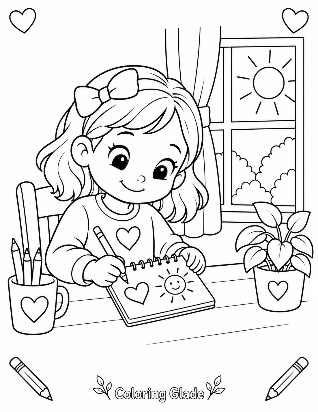 Gratitude Coloring Page